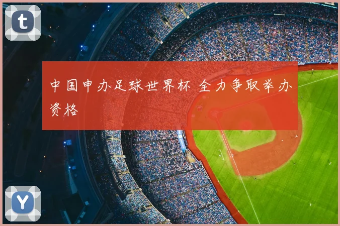 中国申办足球世界杯 全力争取举办资格